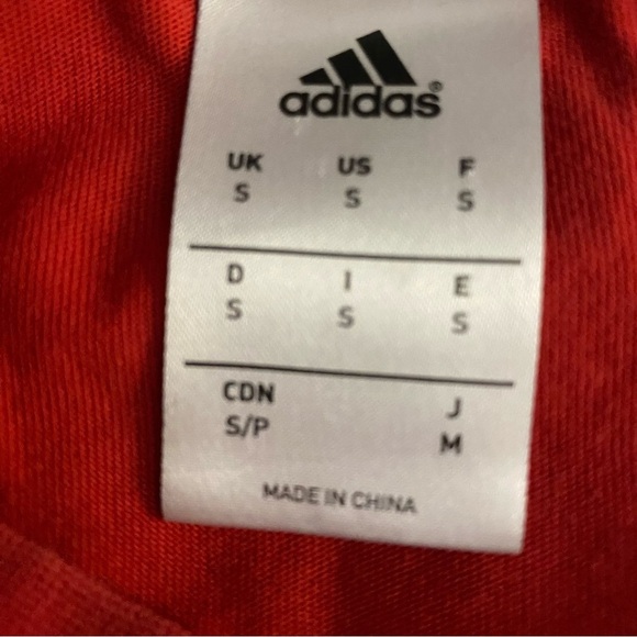 Adidas FIFA World Cup Portugal Mens T-Shirt Size S Red Soccer Football Tee - Picture 4 of 7